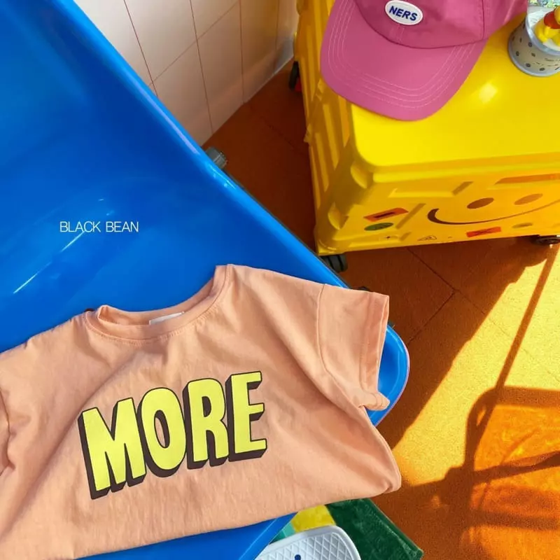 Black Bean - Korean Children Fashion - #kidsshorts - More Tee - 7