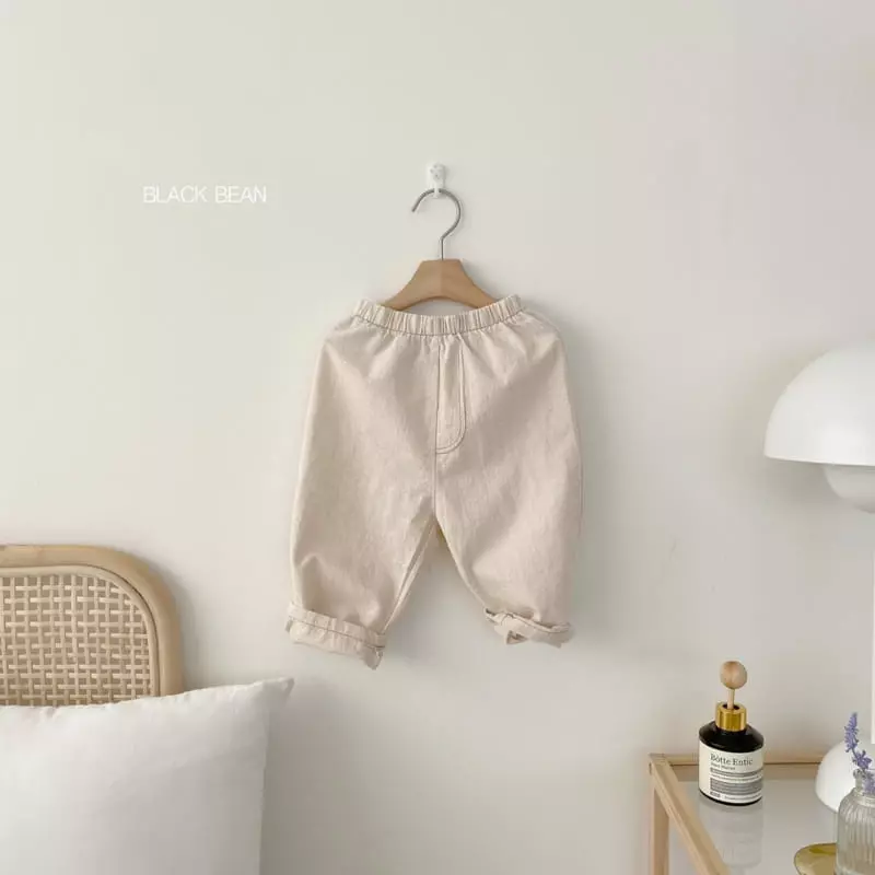 Black Bean - Korean Children Fashion - #magicofchildhood - Slub Pants - 8