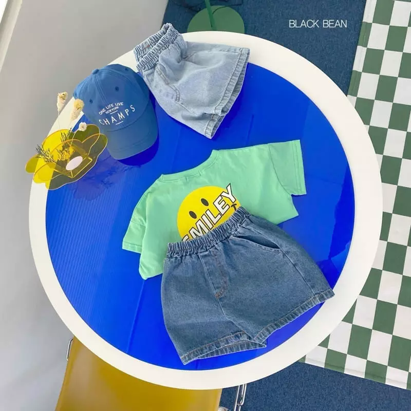 Black Bean - Korean Children Fashion - #magicofchildhood - 617 Vintage Denim Shorts - 5
