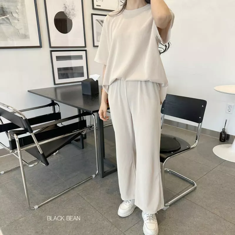 Black Bean - Korean Children Fashion - #magicofchildhood - Daily Top Bottom Set with Mom - 6