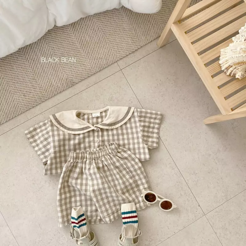 Black Bean - Korean Children Fashion - #prettylittlegirls - Mood Top Bottom Set - 12