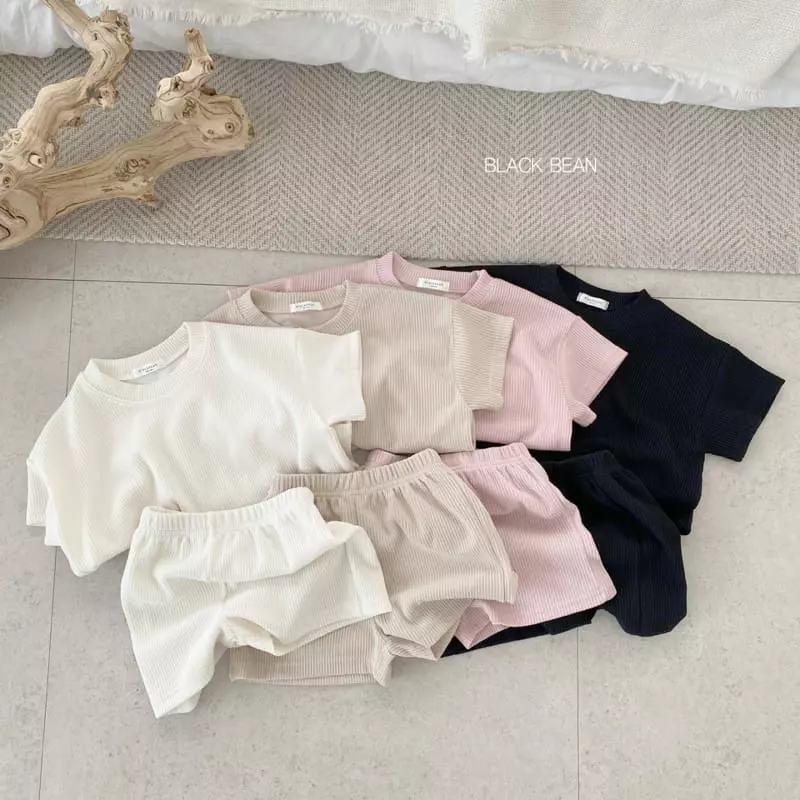 Black Bean - Korean Children Fashion - #prettylittlegirls - Daily Top Bottom Set with Mom - 8