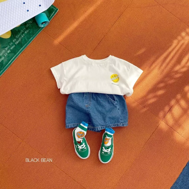 Black Bean - Korean Children Fashion - #stylishchildhood - 617 Vintage Denim Shorts - 10