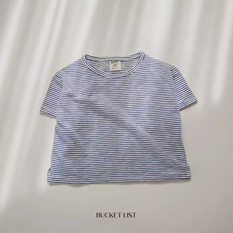 Bucket List - Korean Children Fashion - #childofig - Ade Stripes Tee - 2