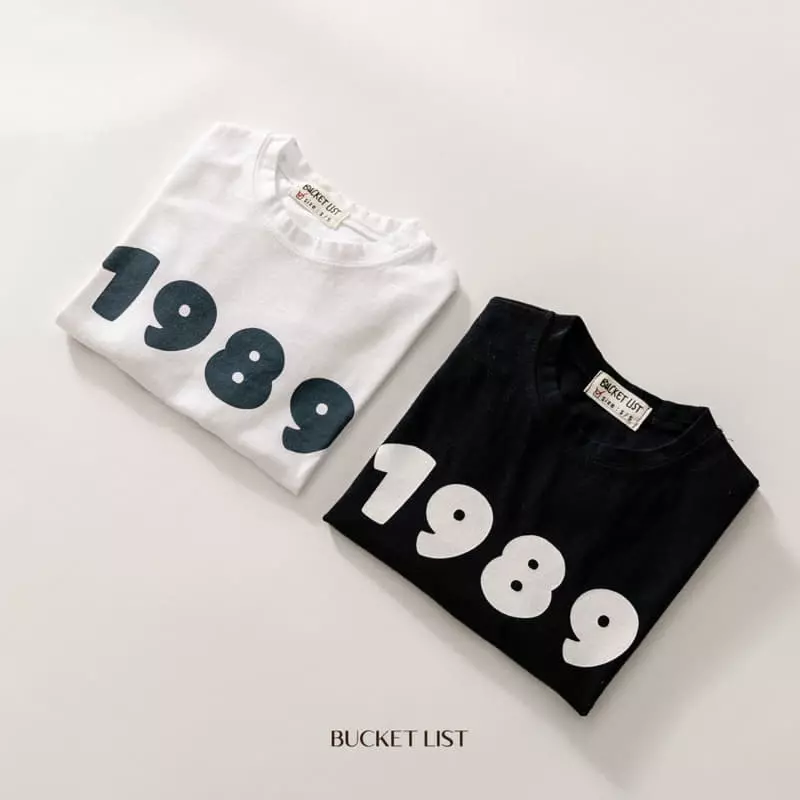 Bucket List - Korean Children Fashion - #childofig - 1989 Tee - 11