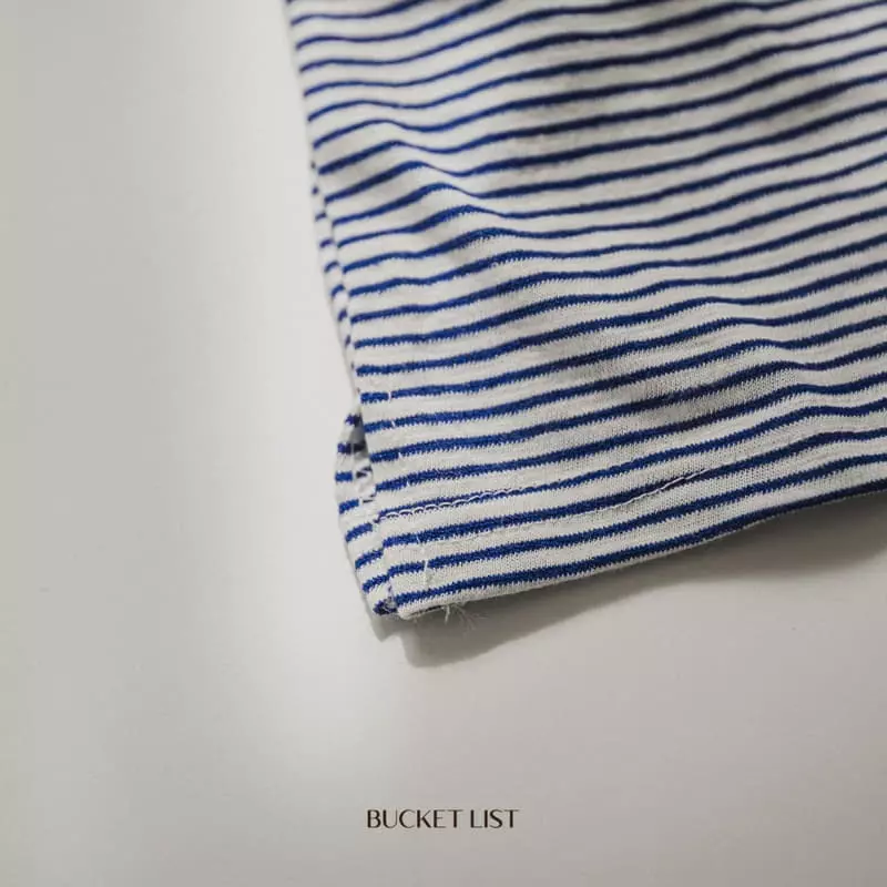 Bucket List - Korean Children Fashion - #discoveringself - Ade Stripes Tee - 5