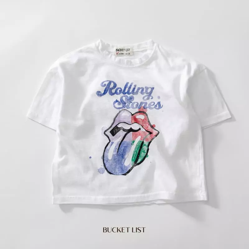 Bucket List - Korean Children Fashion - #discoveringself - Rolling Short Sleeves Tee