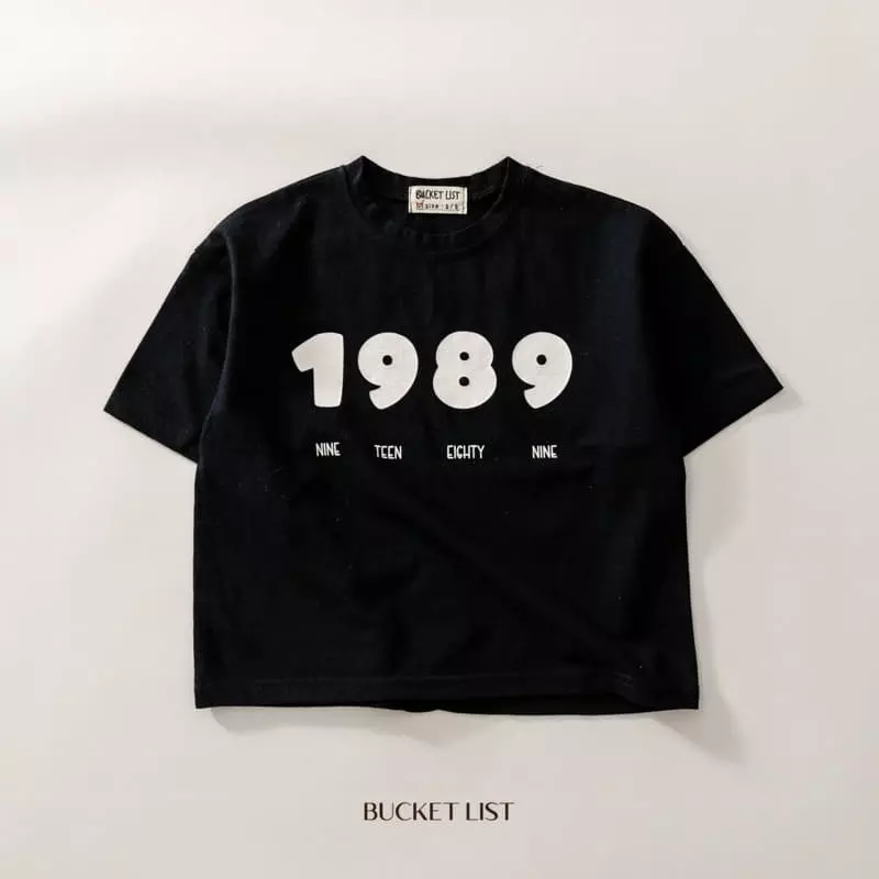 Bucket List - Korean Children Fashion - #kidsshorts - 1989 Tee - 2