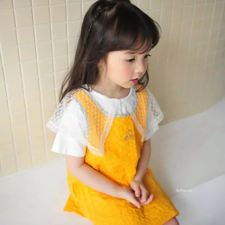 Buttercup - Korean Children Fashion - #childofig - Mesh Cape Tee - 5