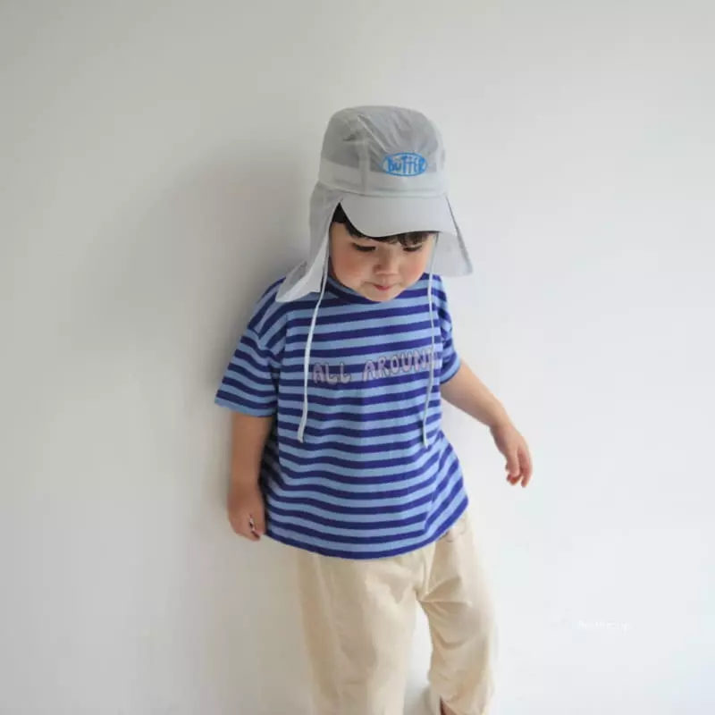Buttercup - Korean Children Fashion - #stylishchildhood - Around Stripes Tee - 4