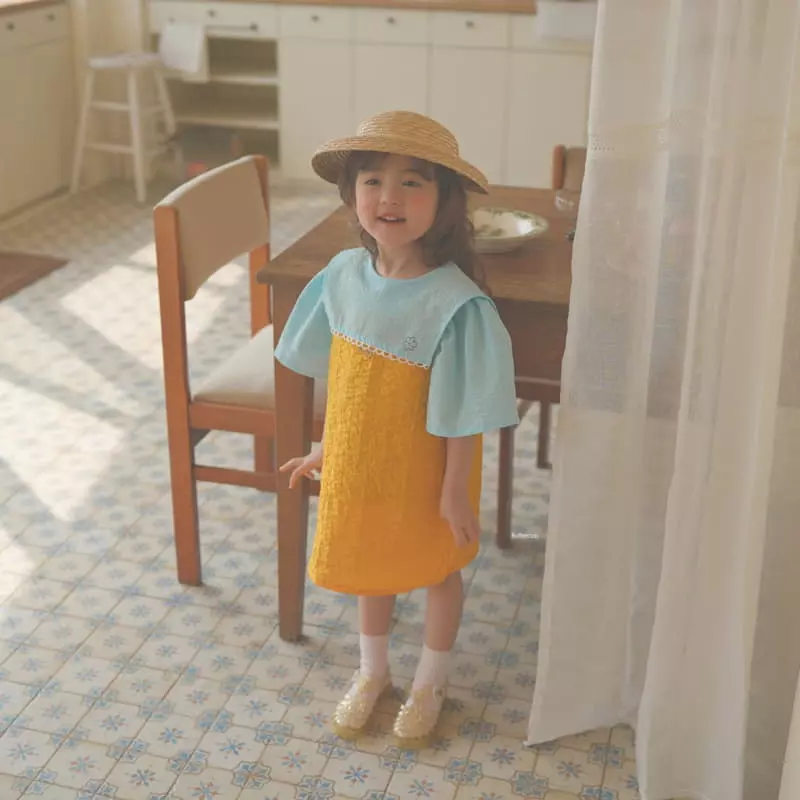 Buttercup - Korean Children Fashion - #childofig - Wave One-piece - 11