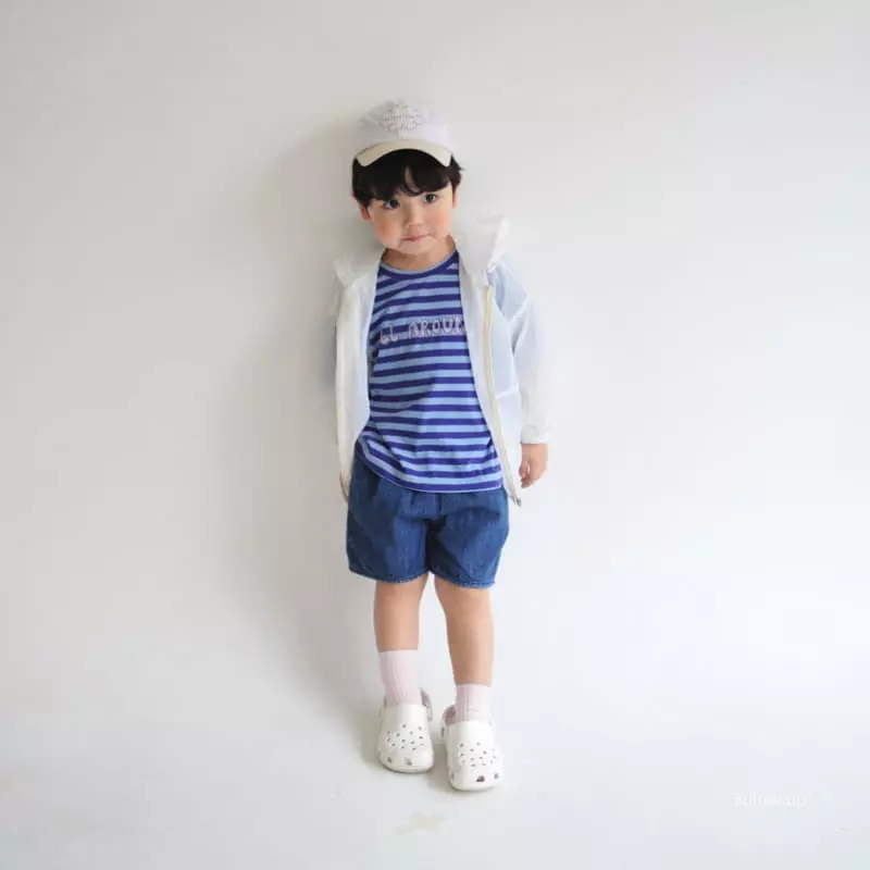 Buttercup - Korean Children Fashion - #fashionkids - Around Stripes Tee - 8