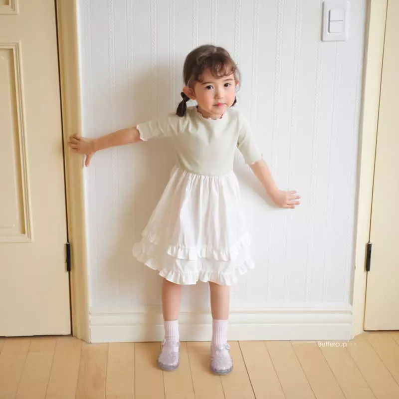 Buttercup - Korean Children Fashion - #kidsstore - Rib Skirt One-piece - 11