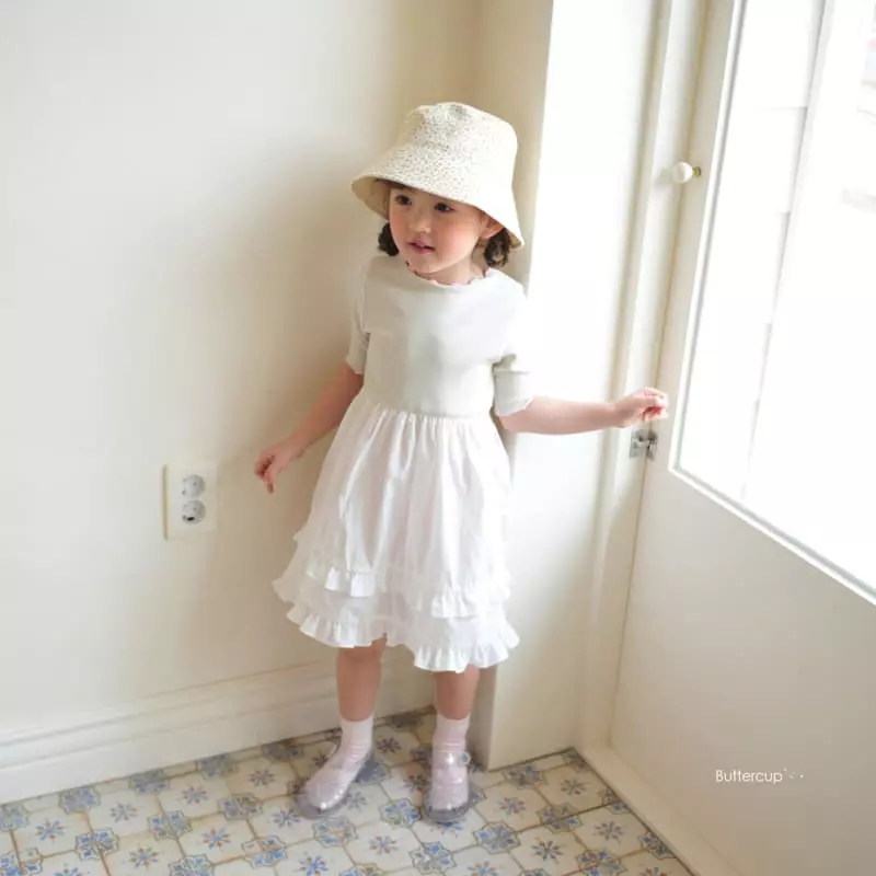 Buttercup - Korean Children Fashion - #kidzfashiontrend - Rib Skirt One-piece - 12