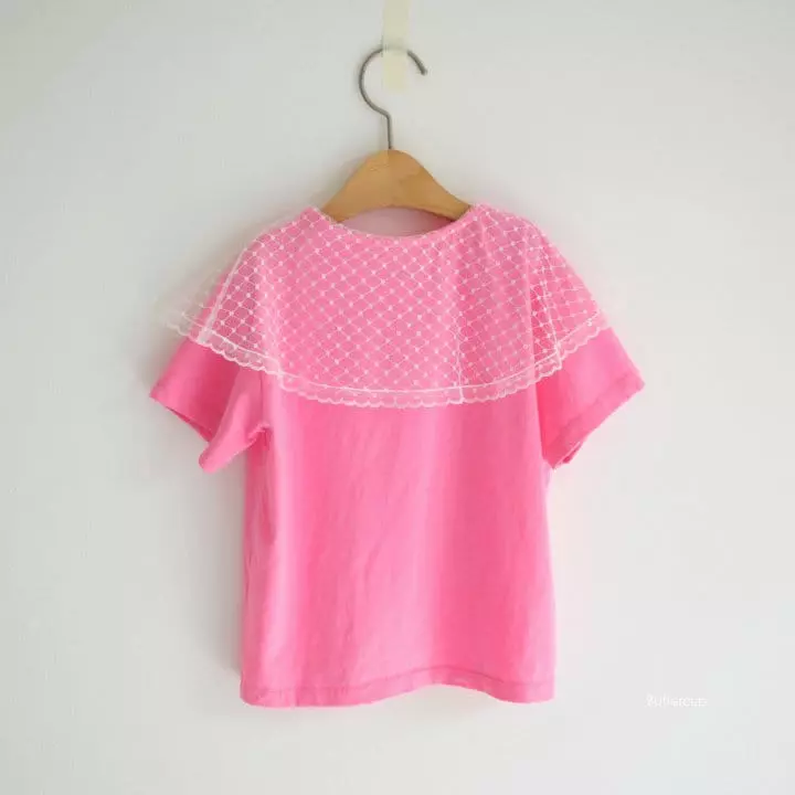 Buttercup - Korean Children Fashion - #kidzfashiontrend - Mesh Cape Tee - 12