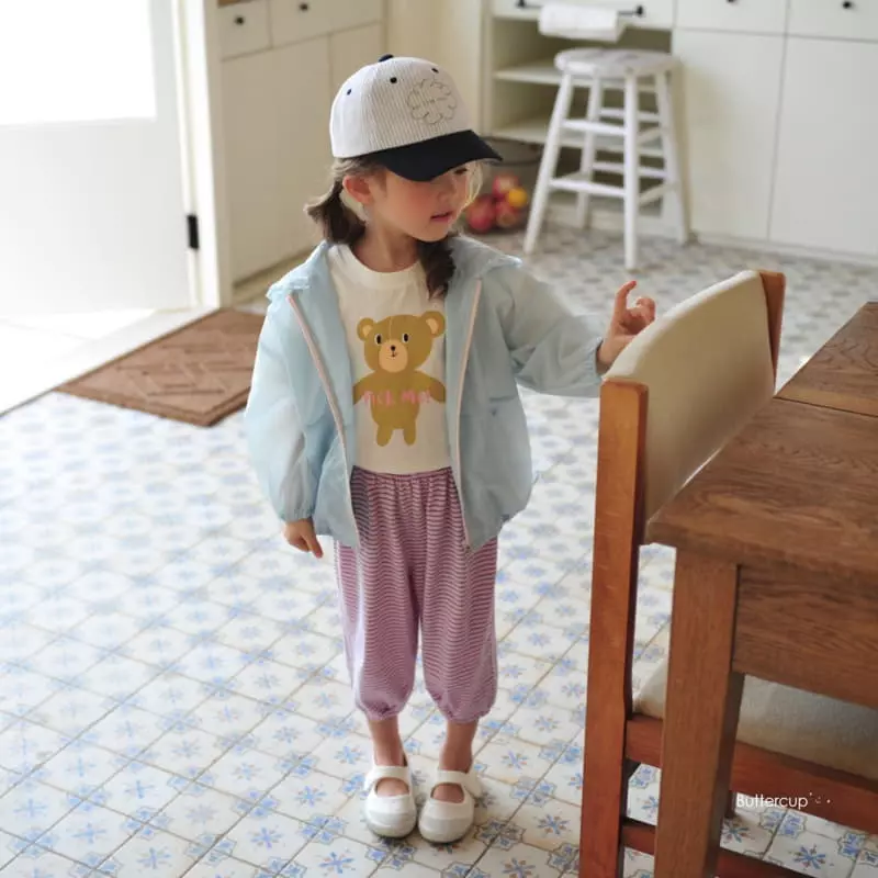 Buttercup - Korean Children Fashion - #littlefashionista - Pick Me Bear Color Tee - 12