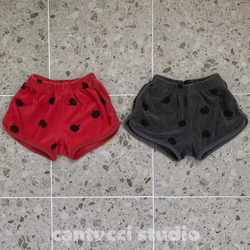 Cantucci Studio - Korean Children Fashion - #discoveringself - Apple Shorts