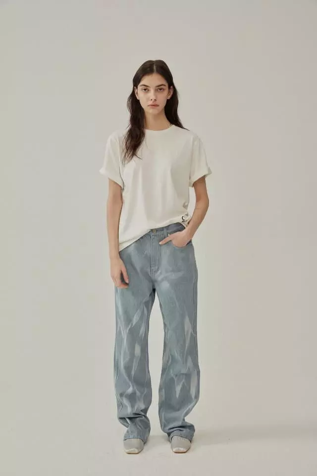 Charlotte - Korean Women Fashion - #momslook - 944 Painting Jeans - 2
