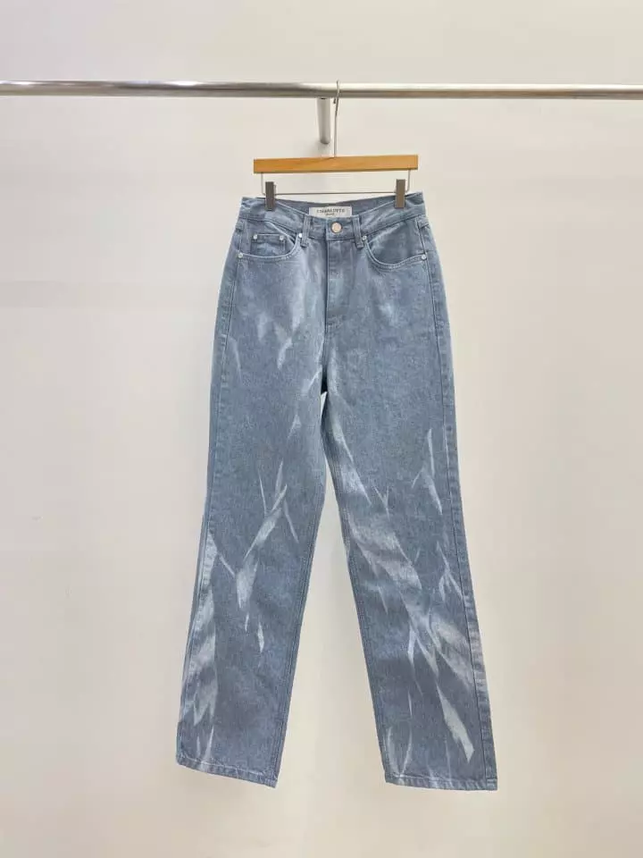 Charlotte - Korean Women Fashion - #momslook - 944 Painting Jeans - 8