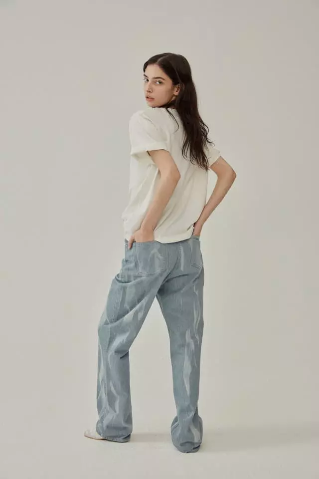 Charlotte - Korean Women Fashion - #womensfashion - 944 Painting Jeans - 5