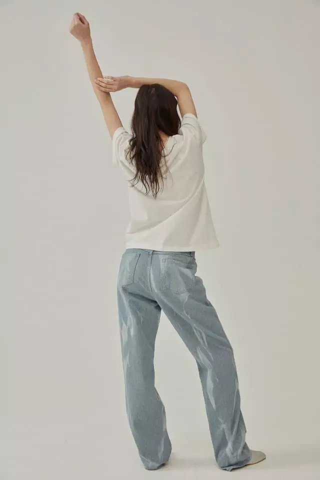 Charlotte - Korean Women Fashion - #womensfashion - 944 Painting Jeans - 7