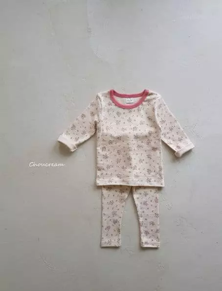 Choucream - Korean Baby Fashion - #babygirlfashion - Romance Flower Easywear