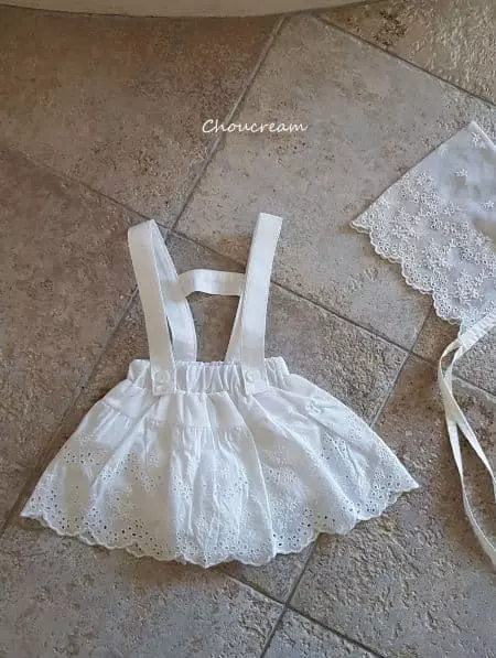 Choucream - Korean Baby Fashion - #babyootd - Bebe Lace Dungarees Frill Bloomer - 11