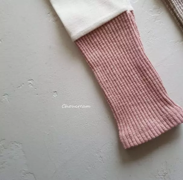 Choucream - Korean Baby Fashion - #babyootd - Bebe Rib Color Leggings - 5