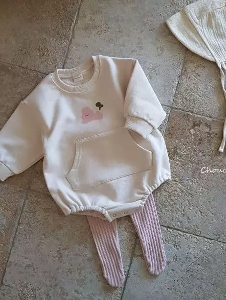 Choucream - Korean Baby Fashion - #babyoutfit - Rabbit Sweatshirt Bodysuit - 11