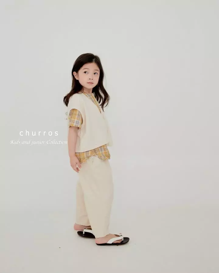 Churros - Korean Children Fashion - #childofig - Ice Slub Pants - 9