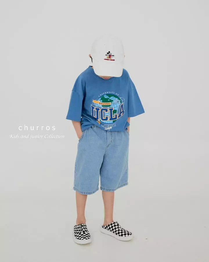 Churros - Korean Children Fashion - #childofig - UCLA Paint Tee - 3