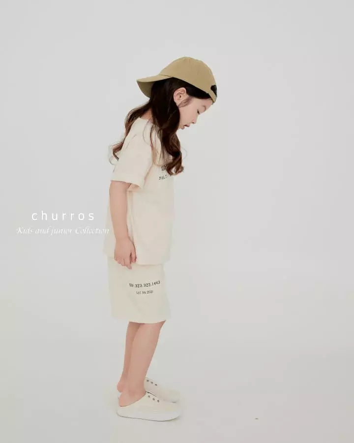 Churros - Korean Children Fashion - #childrensboutique - Stemp Lettering Tee - 10