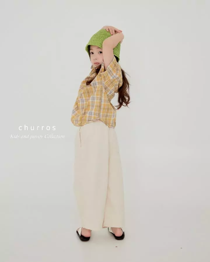 Churros - Korean Children Fashion - #fashionkids - Bice Check Shirt - 5