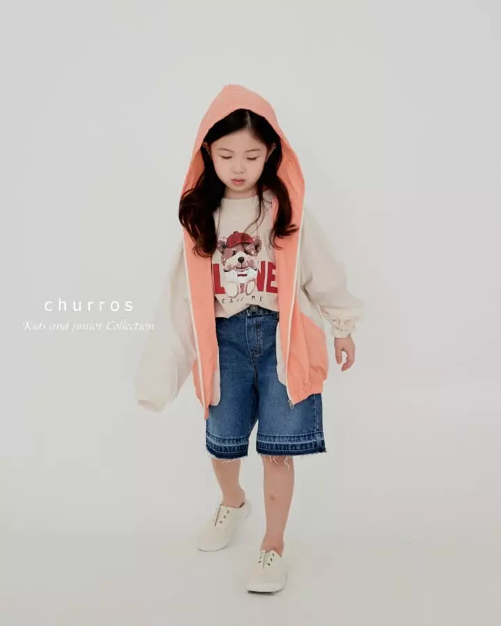 Churros - Korean Children Fashion - #magicofchildhood - Leafave Bear Tee - 9