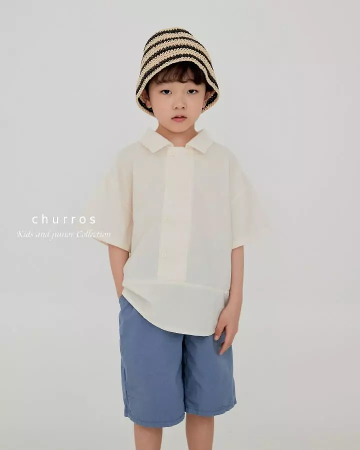 Churros - Korean Children Fashion - #magicofchildhood - Double Button Shirt - 2