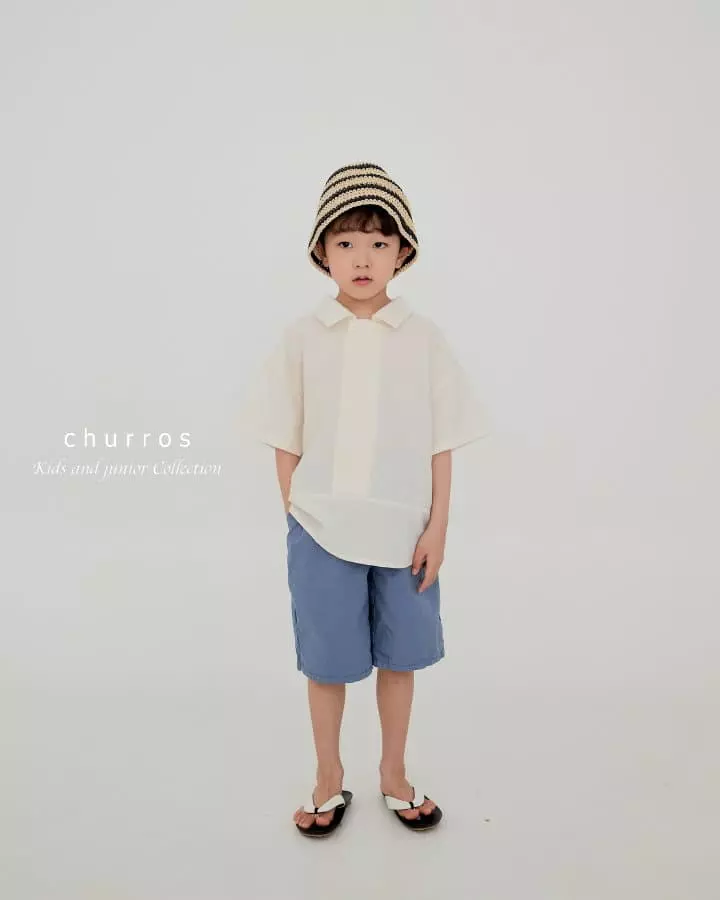 Churros - Korean Children Fashion - #minifashionista - Double Button Shirt - 3