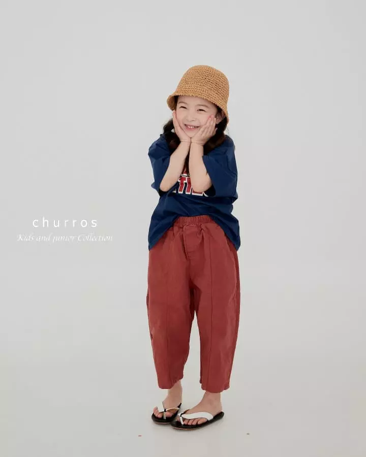 Churros - Korean Children Fashion - #toddlerclothing - Slit Line Pants - 4