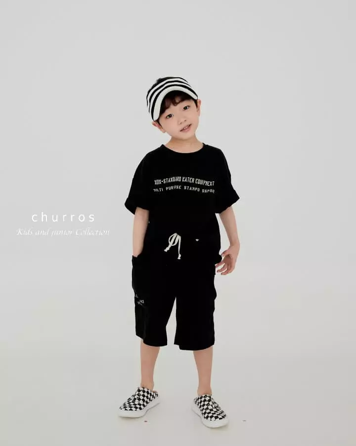 Churros - Korean Children Fashion - #todddlerfashion - Big Pocket Cargo Shorts - 5
