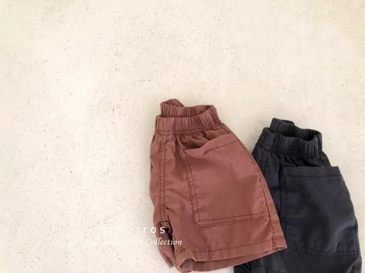 Churros - Korean Children Fashion - #toddlerclothing - Square Pocket Shorts