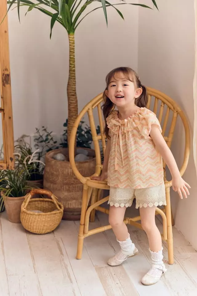 Coco Ribbon - Korean Children Fashion - #childrensboutique - Wave Blouse - 5