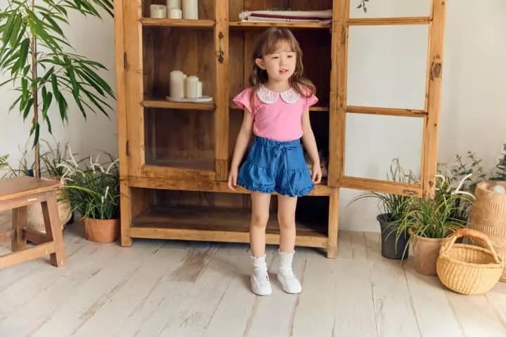 Coco Ribbon - Korean Children Fashion - #childrensboutique - Collar Tee - 4