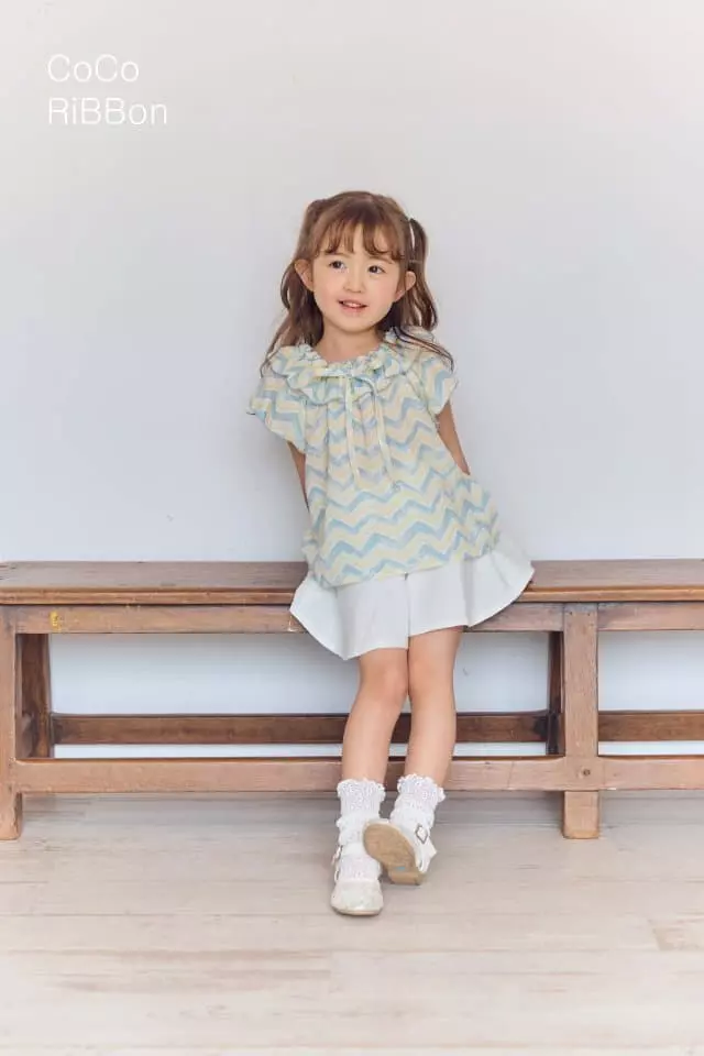 Coco Ribbon - Korean Children Fashion - #kidsstore - Wave Blouse - 10