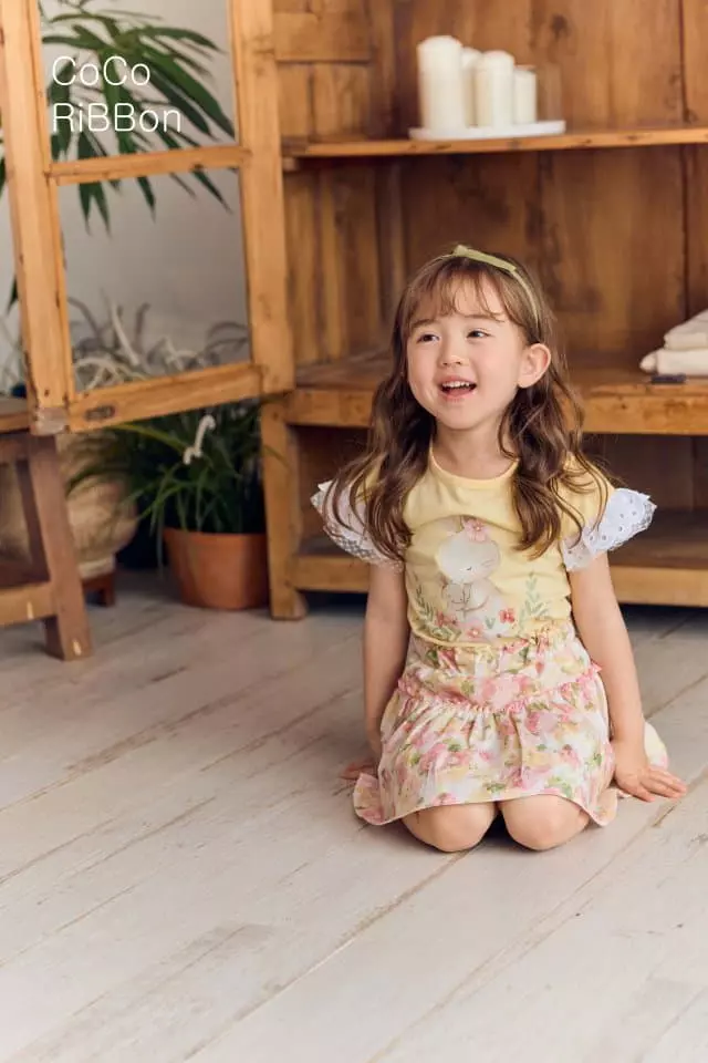 Coco Ribbon - Korean Children Fashion - #littlefashionista - Less Barnie Tee - 10