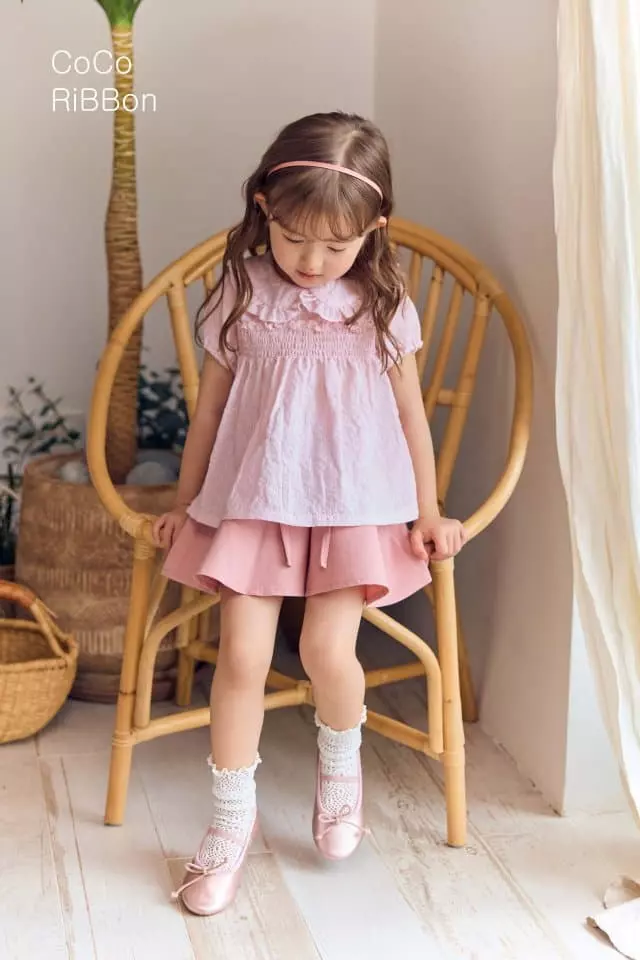 Coco Ribbon - Korean Children Fashion - #magicofchildhood - Elly Collar Blouse - 7