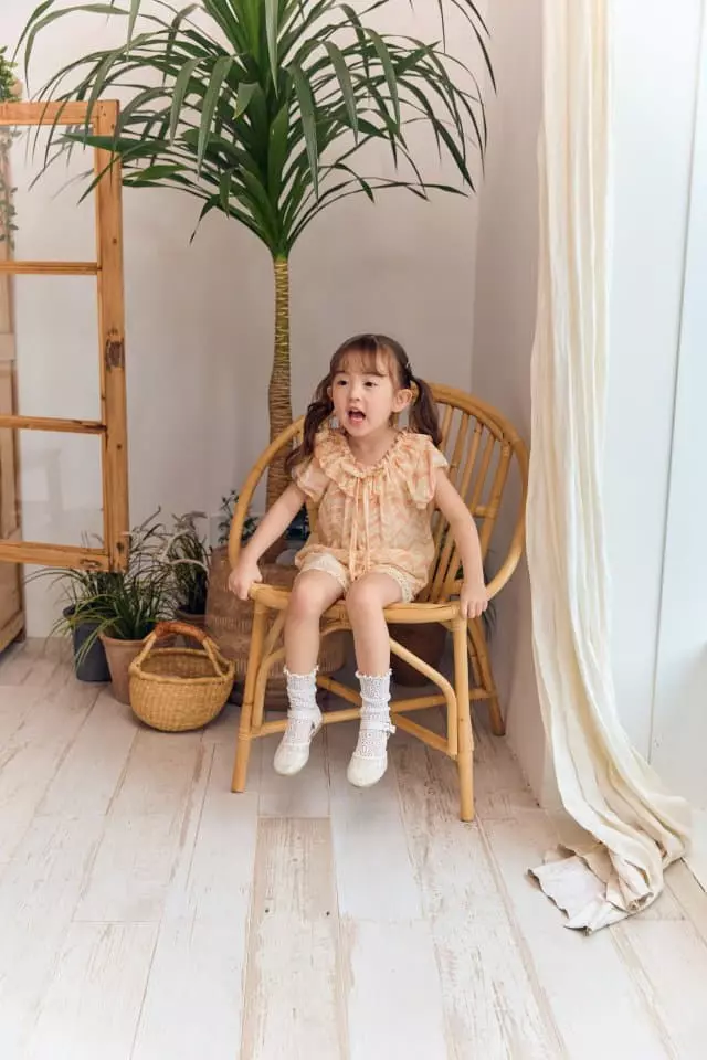 Coco Ribbon - Korean Children Fashion - #todddlerfashion - Wave Blouse