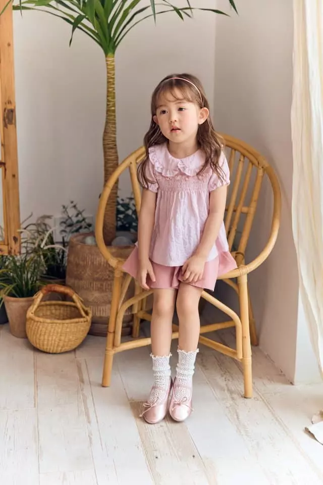 Coco Ribbon - Korean Children Fashion - #todddlerfashion - Elly Collar Blouse - 10