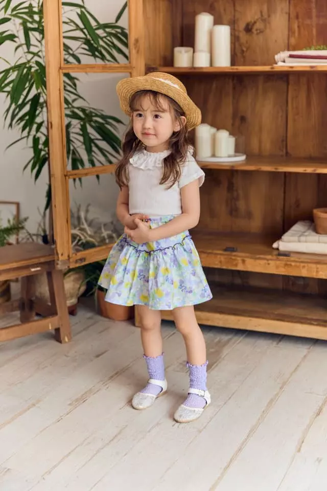 Coco Ribbon - Korean Children Fashion - #toddlerclothing - Jue Jue Tee - 3