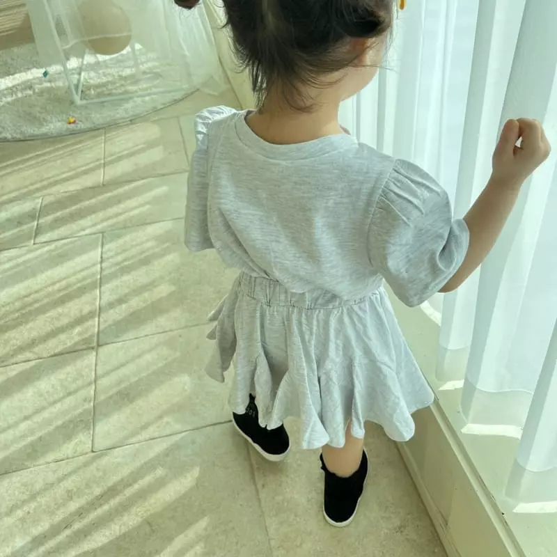 Color - Korean Children Fashion - #discoveringself - Bagle Top Bottom Set - 3