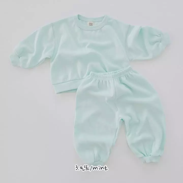 Daily Daily - Korean Children Fashion - #kidzfashiontrend - My Cotton Candy Top Bottom Set - 4
