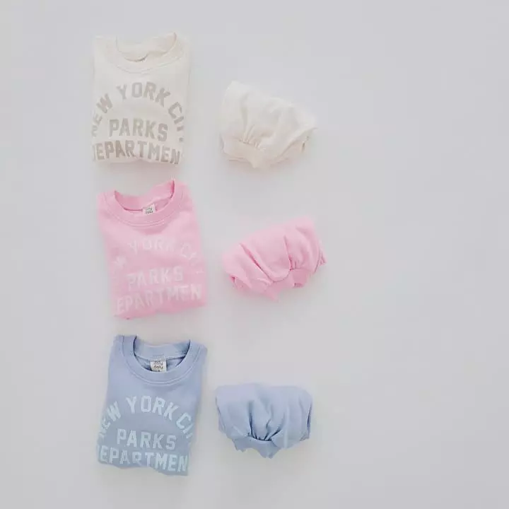 Daily Daily - Korean Children Fashion - #childofig - Hey New York Top Bottom Set - 8